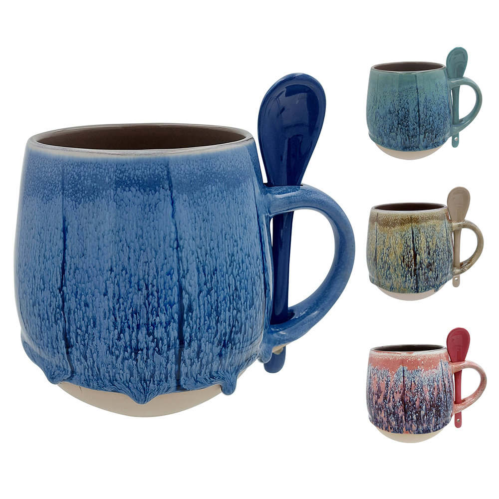 Miami Souvenirs: GLAZED SPOON MUG