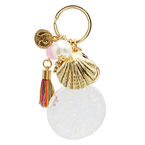 Miami Souvenirs SAND DOLLAR KEYCHAIN